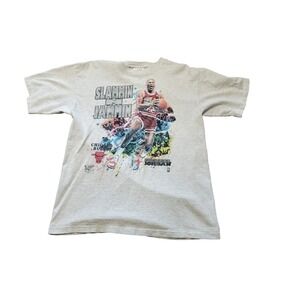 Vintage Michael Jordan Official Fan Bulls T-Shirt Men's XL Slammin N Jammin 1990